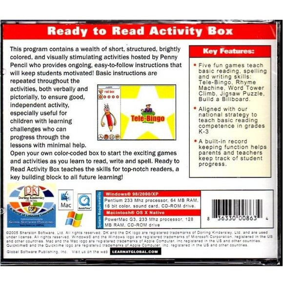 9 Kids CD-ROMs LOT#2 - (1995-2008) PC Software CLEARANCE- NEW in Jewel Cases - Picture 5 of 13